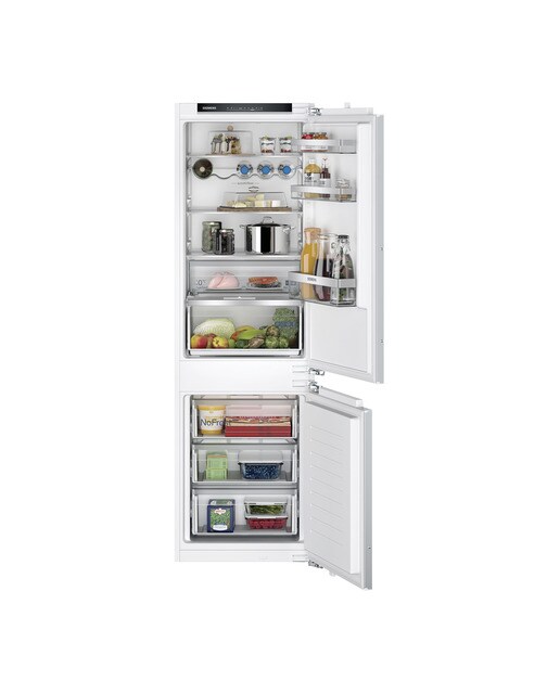 Frigorífico Combinado Encastrável Siemens iQ300 KI86NHFE0 No Frost e HyperFresh e Ligação WiFi de 177,2 cm - Branco Branco-2