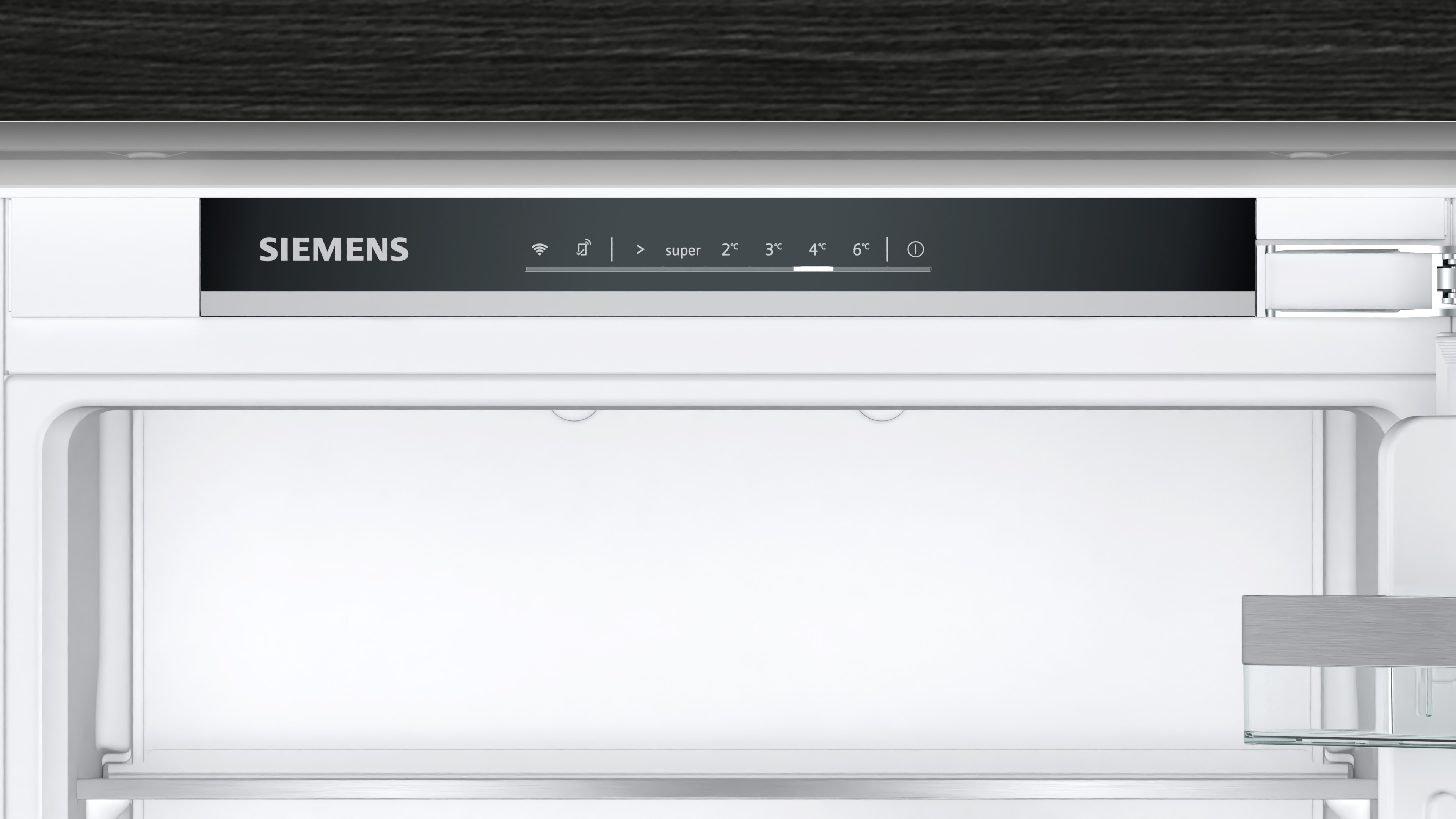 Frigorífico Combinado Encastrável Siemens iQ300 KI86NHFE0 No Frost e HyperFresh e Ligação WiFi de 177,2 cm - Branco Branco-4