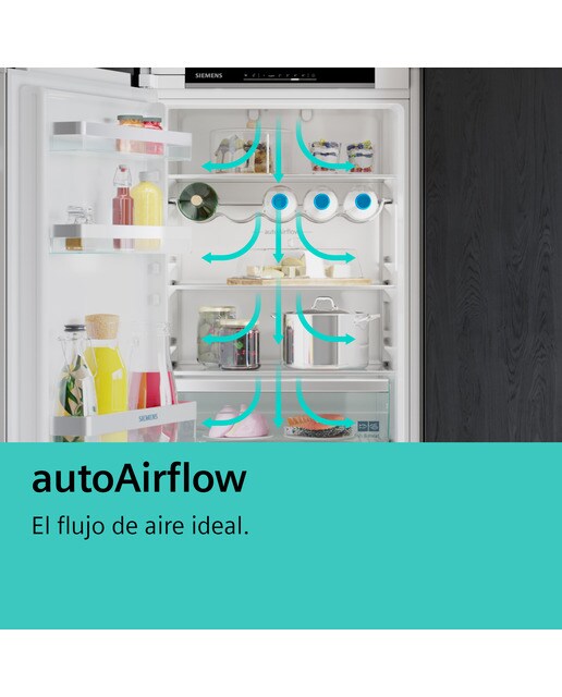 Frigorífico Combinado Encastrável Siemens iQ300 KI86NHFE0 No Frost e HyperFresh e Ligação WiFi de 177,2 cm - Branco Branco-11