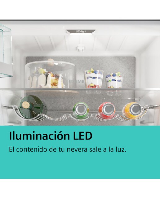 Frigorífico Combinado Encastrável Siemens iQ300 KI86NHFE0 No Frost e HyperFresh e Ligação WiFi de 177,2 cm - Branco Branco-14