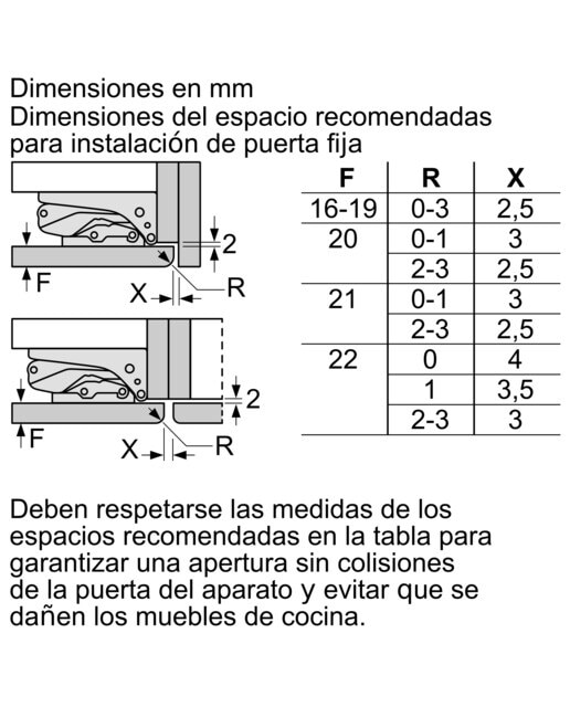 Frigorífico Combinado Encastrável Siemens iQ300 KI86NHFE0 No Frost e HyperFresh e Ligação WiFi de 177,2 cm - Branco Branco-17