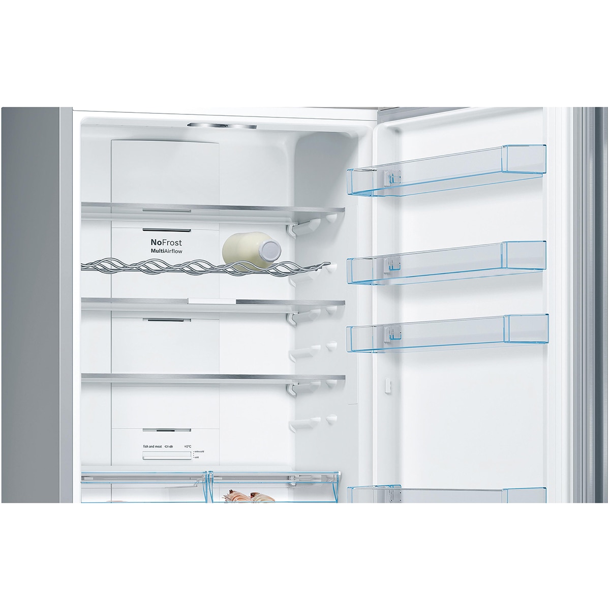Frigorífico combi Bosch Total NoFrost - KGN49XIEA Acero mate antihuellas-3