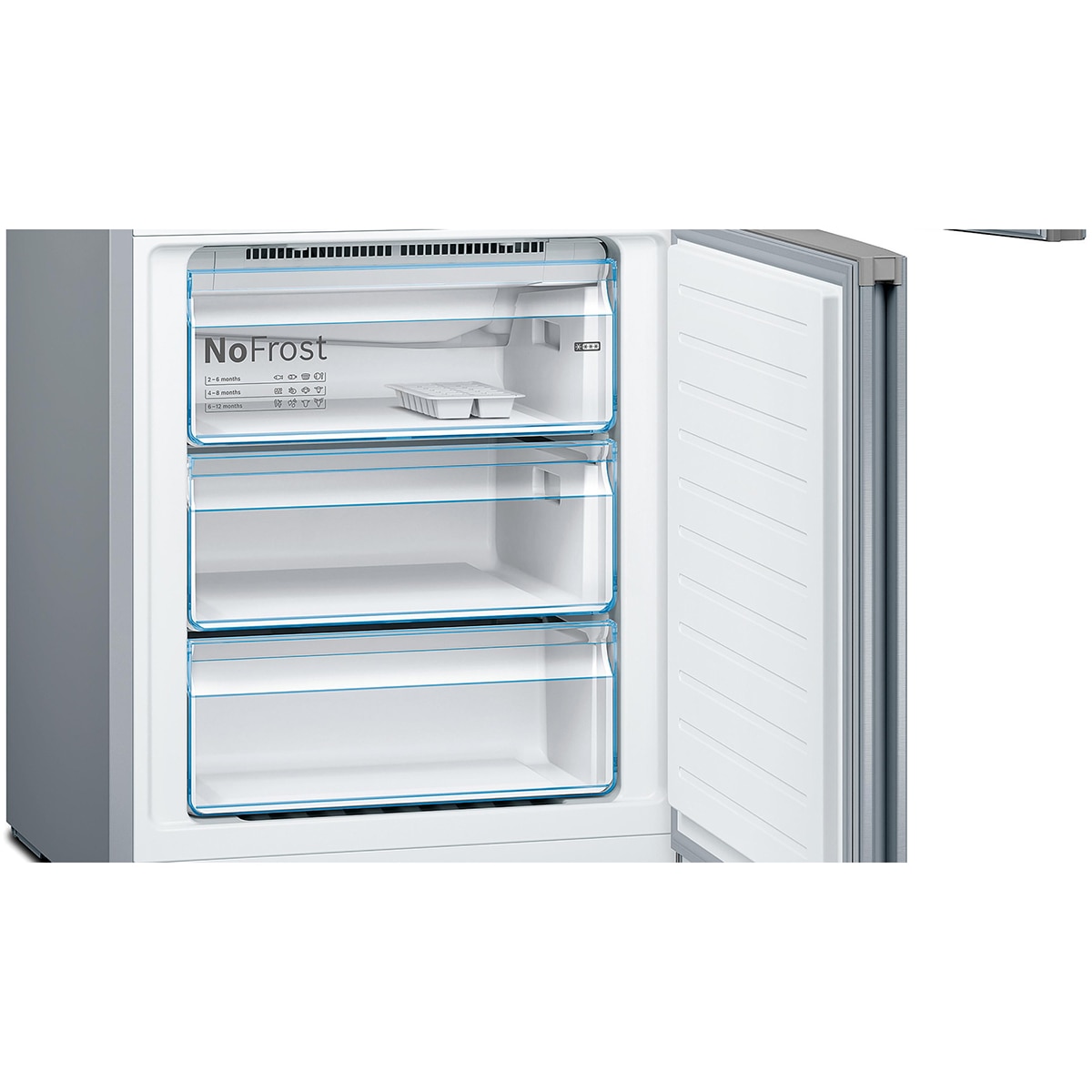 Frigorífico combi Bosch Total NoFrost - KGN49XIEA Acero mate antihuellas-5