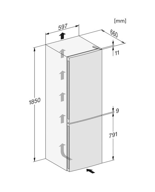 Frigorífico Combinado Miele KFN 4374 ED el No Frost DailyFresh ExtraCool e de 186 cm - Prata LookInox-4