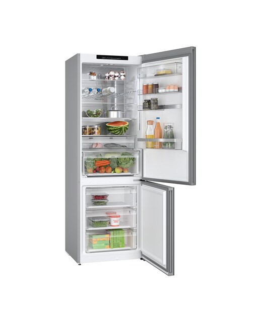 Frigorífico combi Bosch No Frost, VitaFresh y capacidad XXL Master Chef - KGN49LBCF Cristal negro-3
