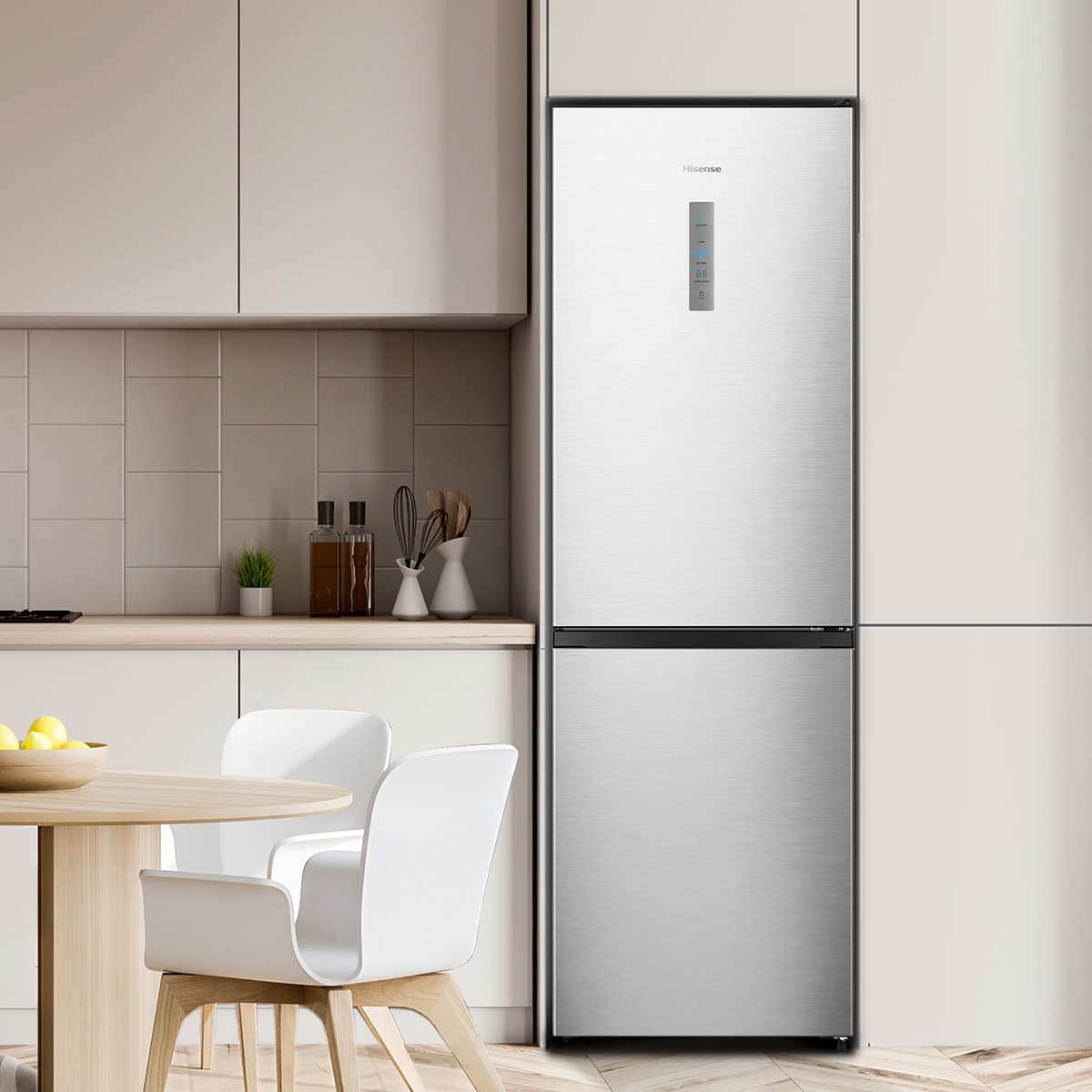 Frigorifico combi Hisense No Frost, Multi Air Flow - RB390N4BCC Inox-13