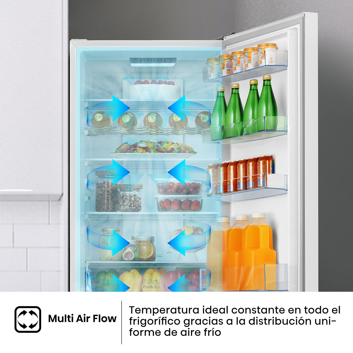 Frigorifico combi Hisense No Frost - RB440N4BWE Blanco-5