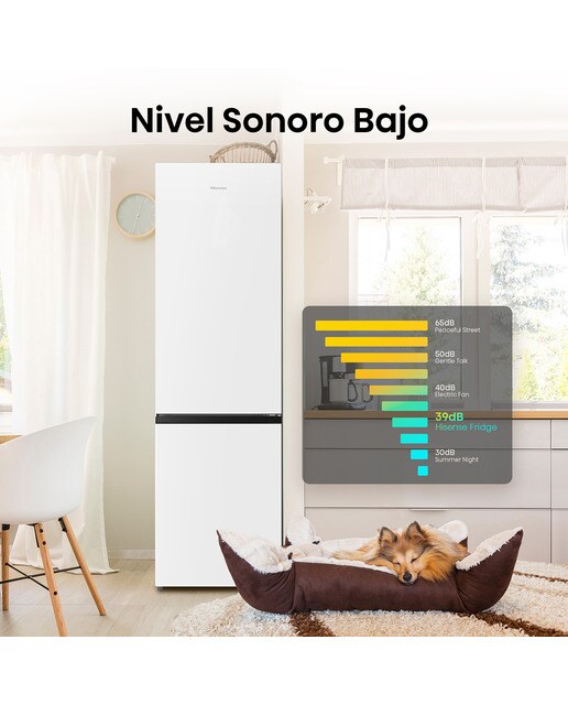 Frigorifico combi Hisense No Frost - RB440N4BWE - Blanco Blanco-13