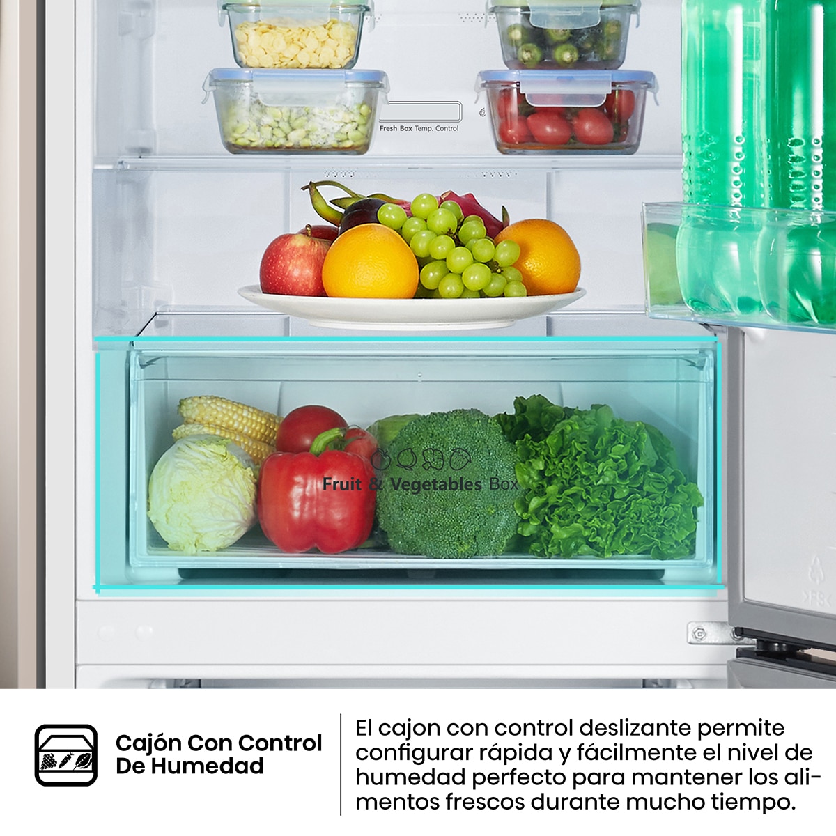 Frigorifico combi Hisense No Frost, Multi Air Flow - RB390N4DWD Blanco-7