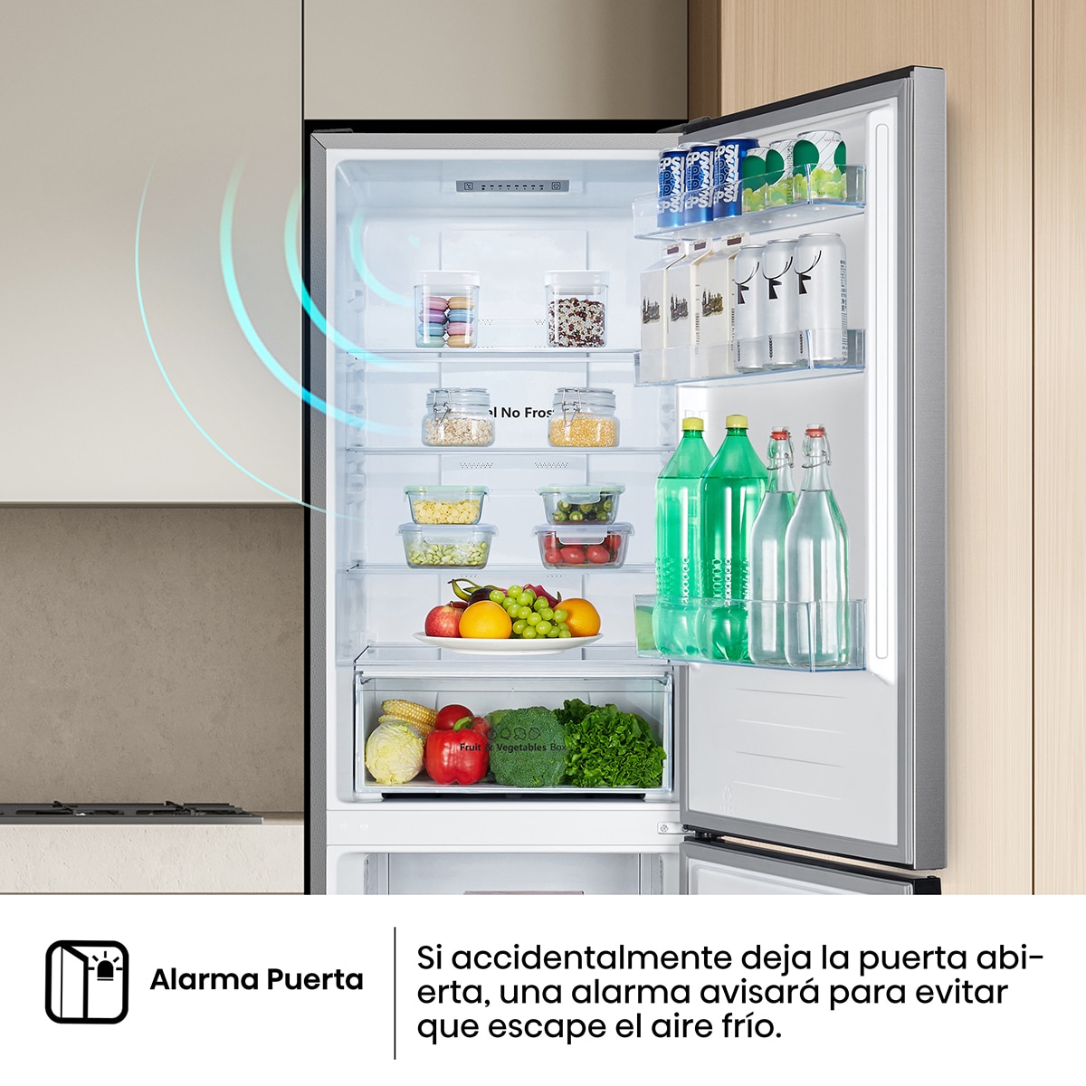 Frigorifico combi Hisense Total No Frost, Multi Air Flow - RB390N4ACE Inox-9