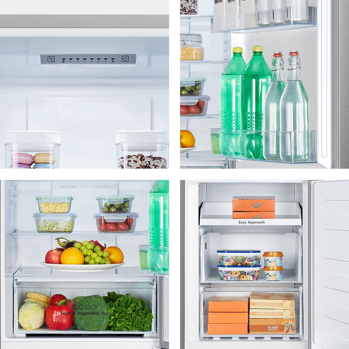 Frigorifico combi Hisense Total No Frost, Multi Air Flow - RB390N4ACE Inox-10