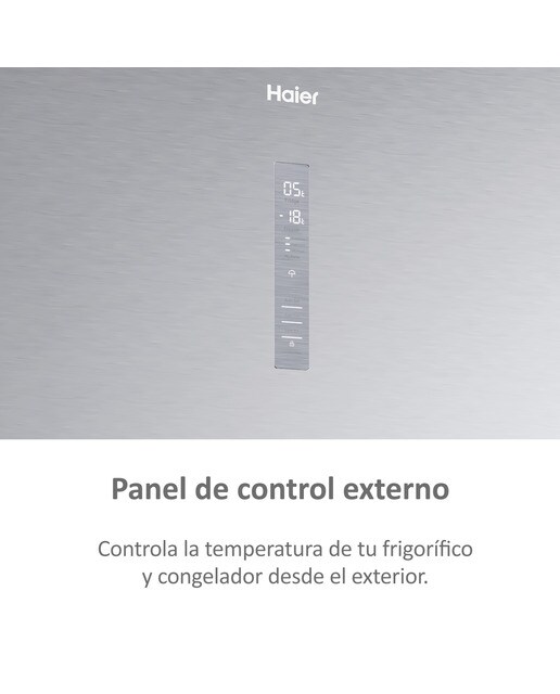 Frigorífico Combi Haier Total No Frost 3D 70 Series 5 - HTR5720ENMG - Silver Silver-11