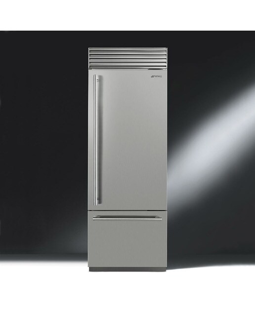 Frigorífico Combinado Smeg Classica RF376RSIX No Frost com Dobradiças à Direita e de 212 cm - Aço Inox Aço inoxidável-2