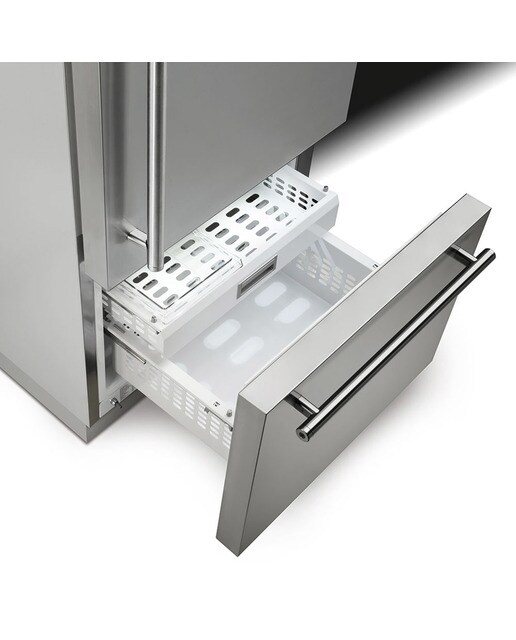 Frigorífico Combinado Smeg Classica RF376RSIX No Frost com Dobradiças à Direita e de 212 cm - Aço Inox Aço inoxidável-3