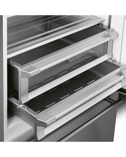 Frigorífico Combinado Smeg Classica RF396RSIX No Frost, Dobradiças à Direita e de 212 cm - Aço Inox Aço inoxidável-3