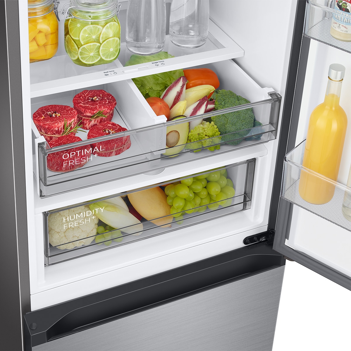Frigorífico Combi Samsung No Frost, Smart - RB38C7B6BS9/EF Inox-4