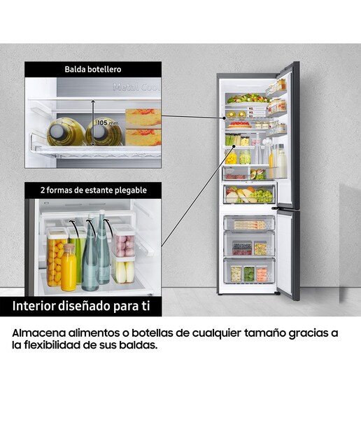 Frigorífico Combi Samsung No Frost, Smart - RB38C7B6BS9/EF - Inox Inox-14