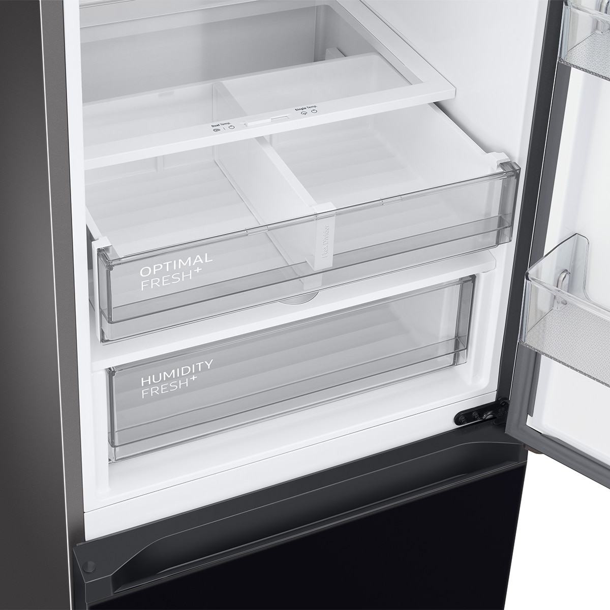 Frigorífico Combi Samsung No frost, Smart - RB38C7B6D22/EF Cristal negro-5