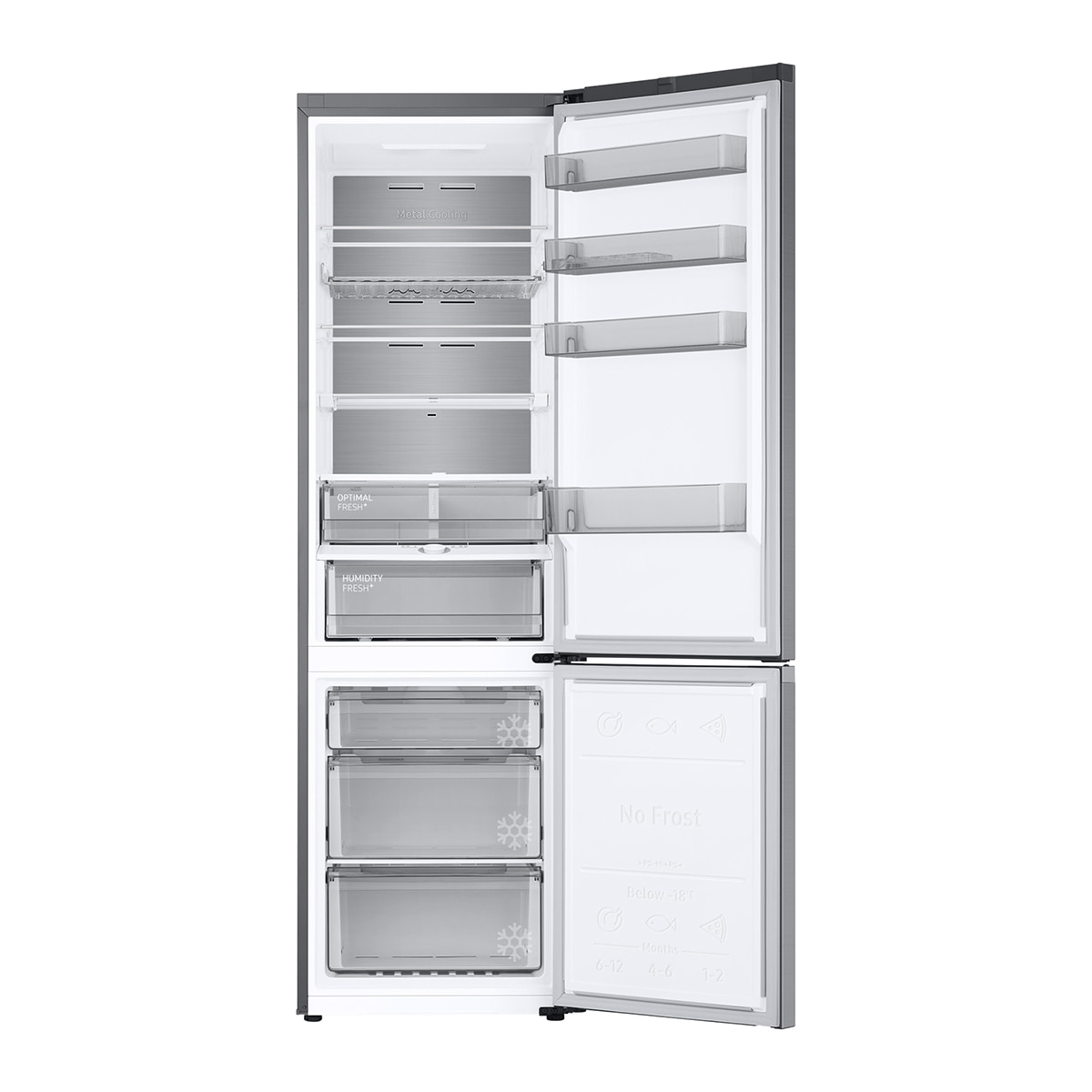 Frigorífico Combi AI Samsung Balda Botellero 390L Clase C Inox - RB38C776CS9/EF Inox-17