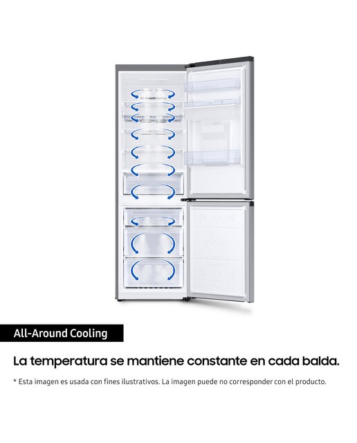 Frigorífico Combi Samsung No Frost, Smart - RB38C655DS9/EF - Inox Inox-8