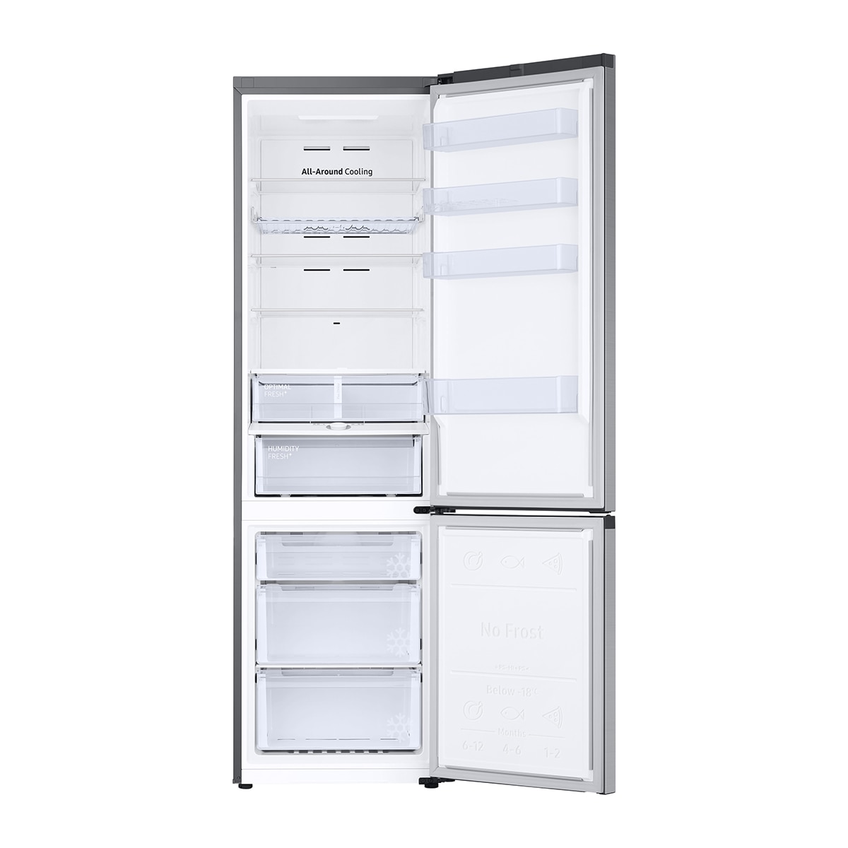Frigorífico Combi Samsung All Around Cooling, Smart - RB38C675DSA/EF Inox-3