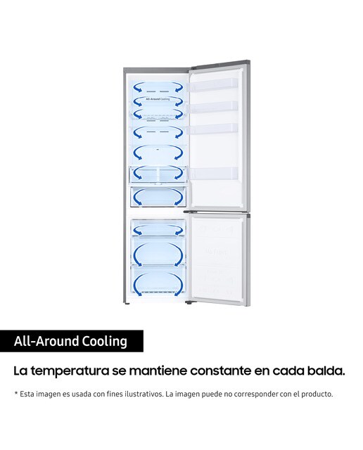 Frigorífico Combi Samsung All Around Cooling, Smart - RB38C675DSA/EF - Inox Inox-8