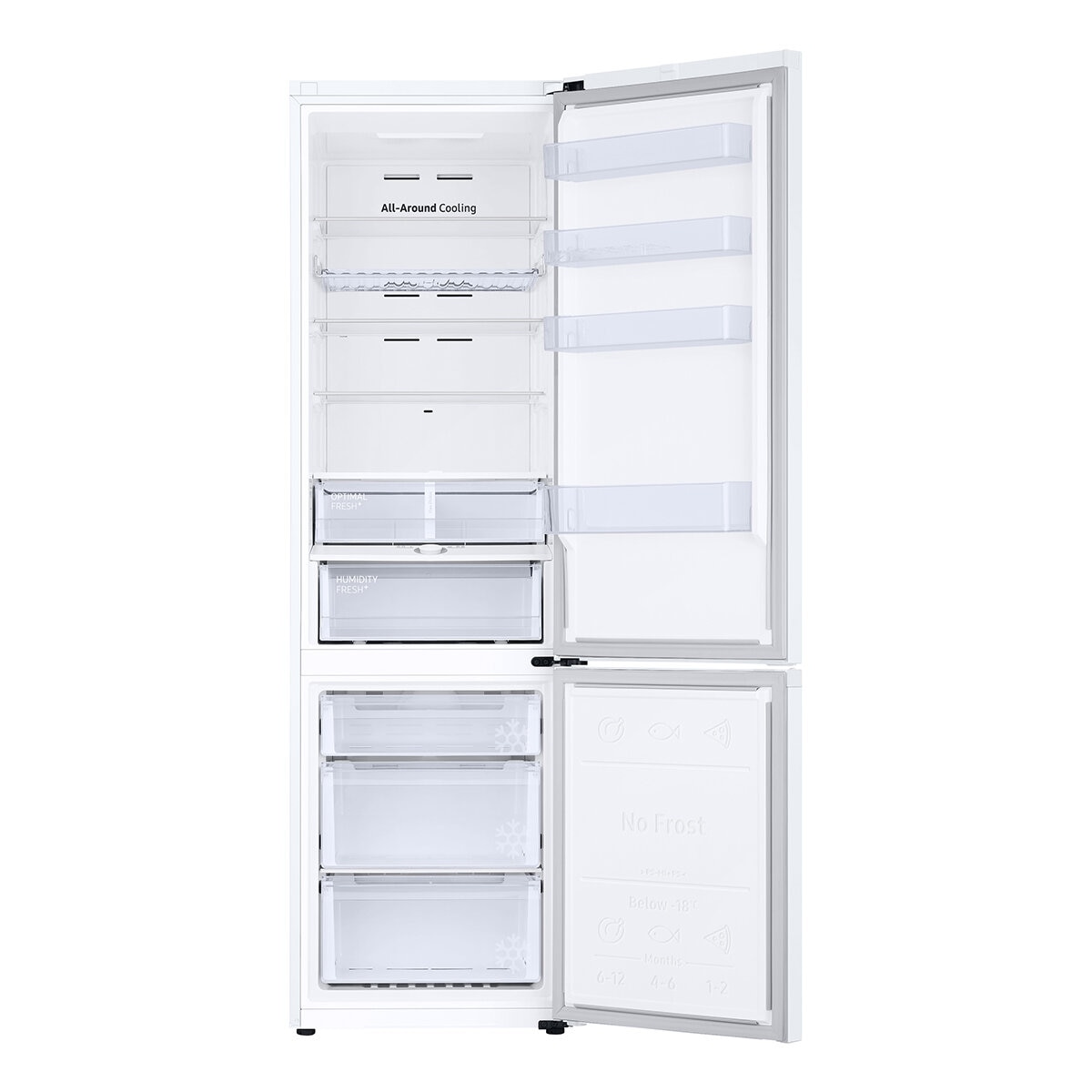 Frigorífico Combi Samsung con tecnología SpaceMax, Smart - RB38C605DWW/EF Blanco-3