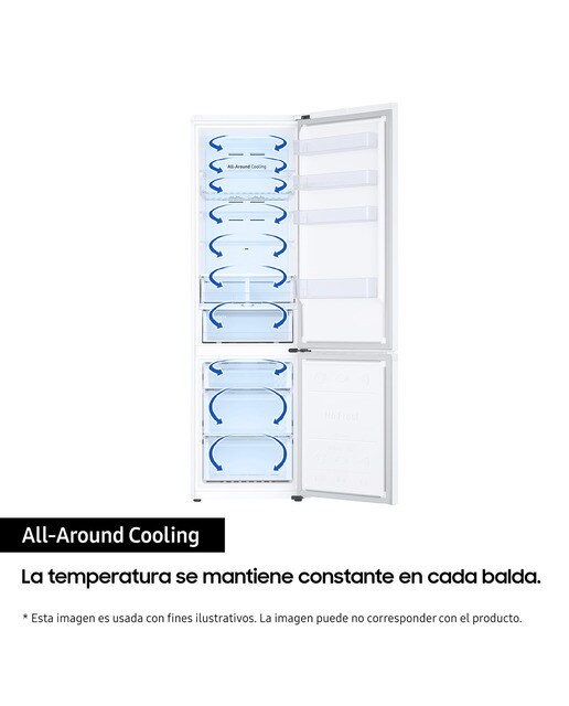 Frigorífico Combi Samsung con tecnología SpaceMax, Smart - RB38C605DWW/EF Blanco-7