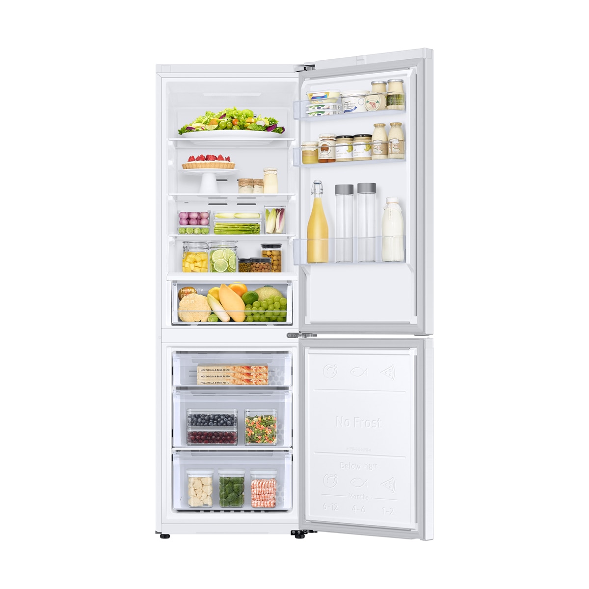 Frigorífico Combi Samsung con tecnología SpaceMax, Smart - RB34C600DWW/EF Snow White-10