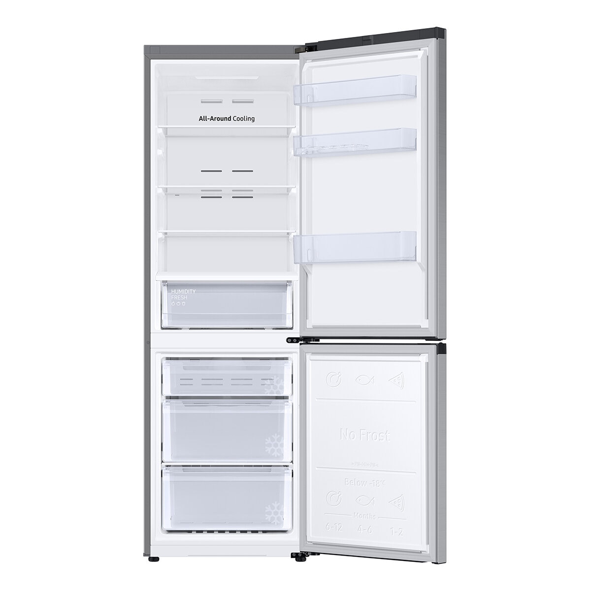 Frigorífico Combi Samsung No Frost, Smart - RB34C600CSA/EF Inox-3