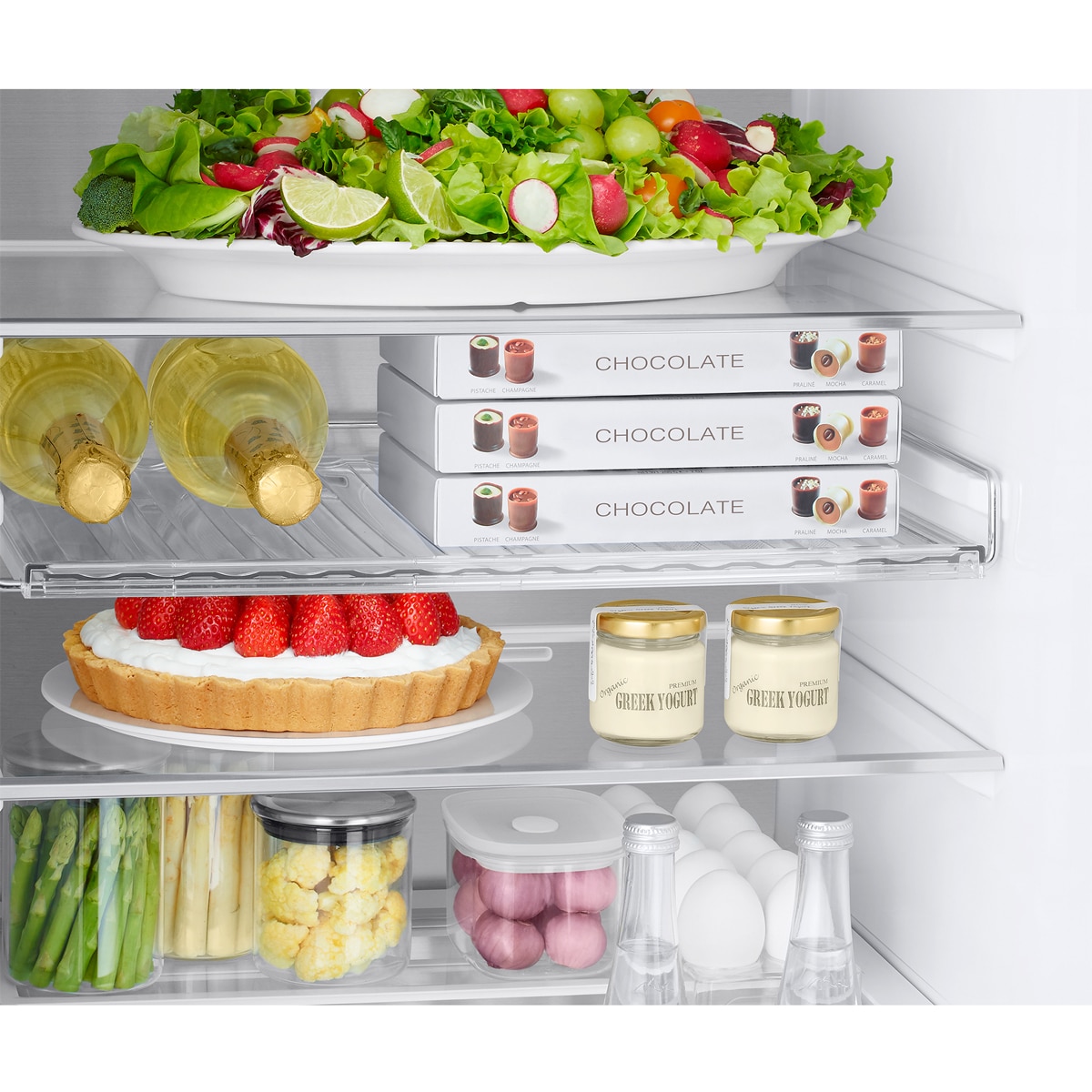 Frigorífico Combi Samsung No frost, Smart - RB38C7B6A22/EF Cristal negro-11