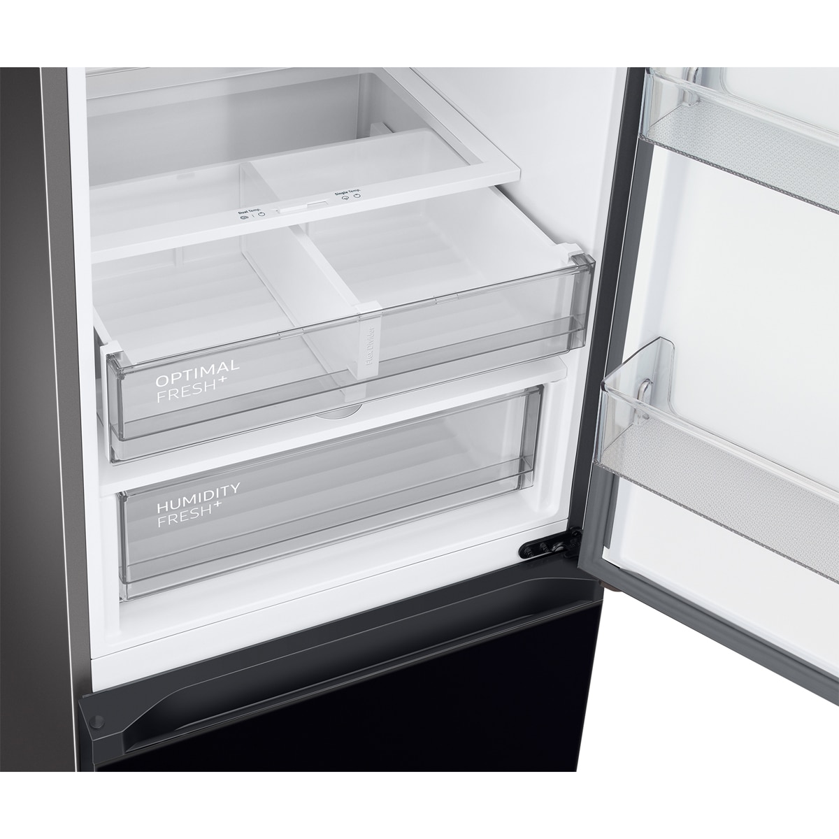 Frigorífico Combi Samsung No frost, Smart - RB38C7B6A22/EF Cristal negro-15