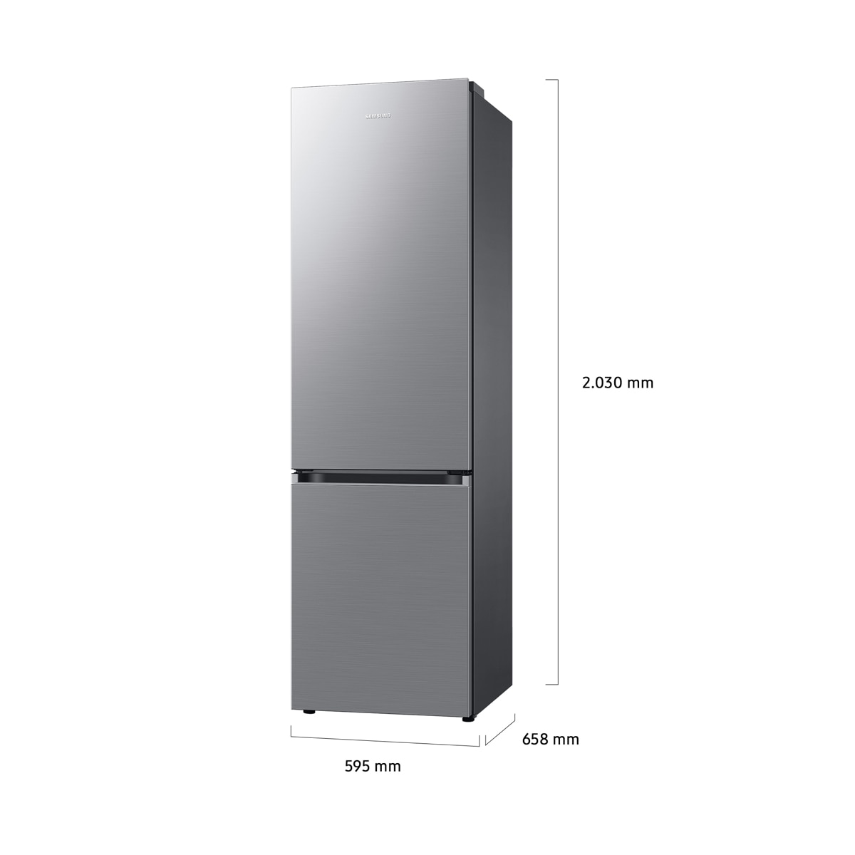 Frigorífico Combi Samsung No Frost, Smart - RB38C607AS9/EF Inox-2