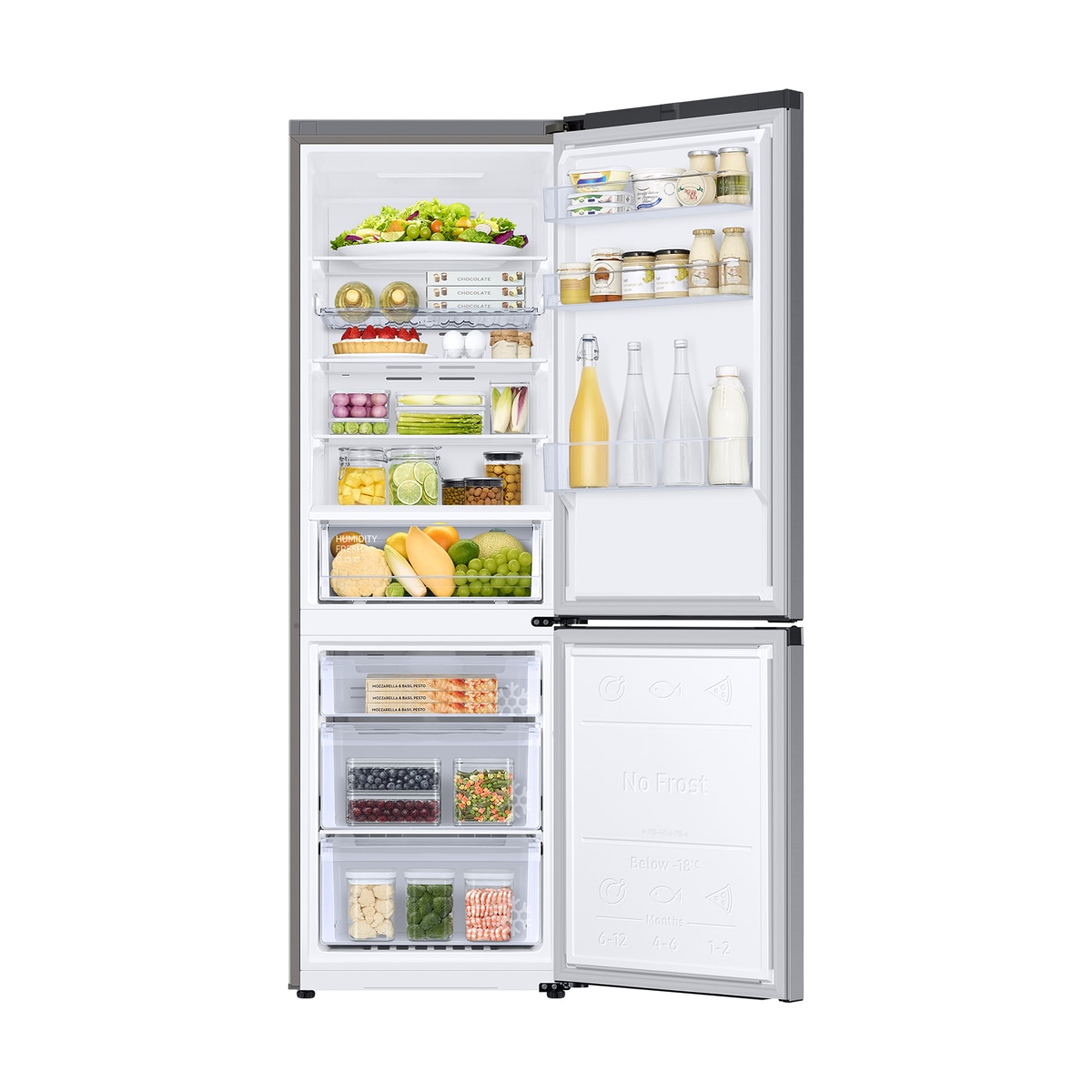 Frigorífico Combi Samsung Wifi, tecnología SpaceMax - SMART RB34C602DSA/EF Inox-9