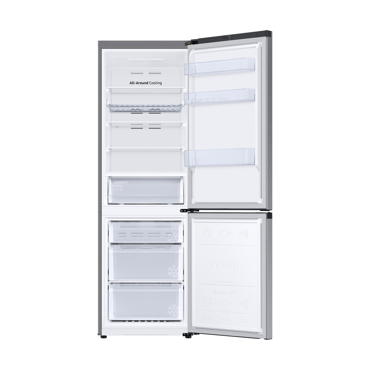 Frigorífico Combi Samsung Wifi, tecnología SpaceMax - SMART RB34C602DSA/EF Inox-12