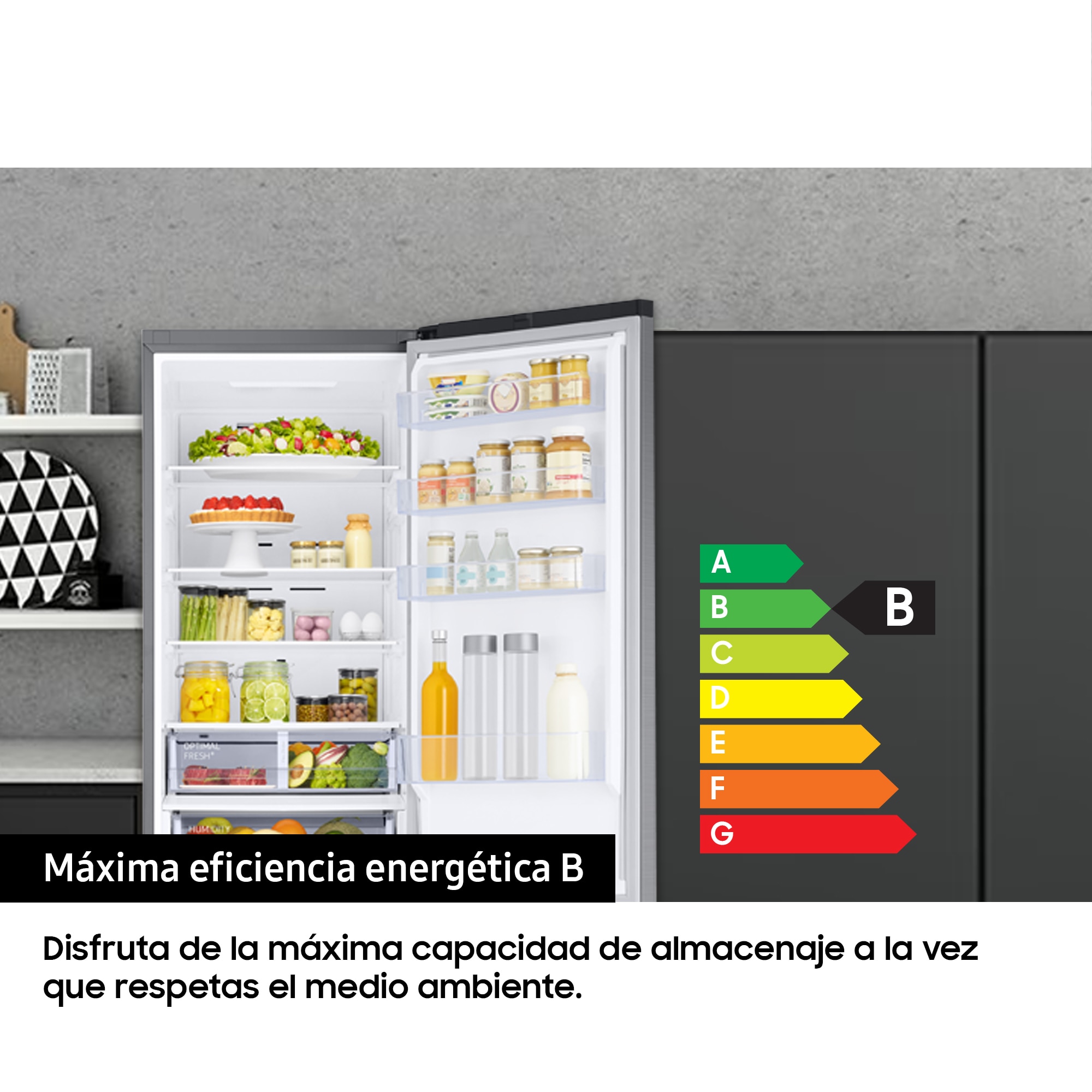 Frigorífico combi Samsung Total No Frost - RB38T607BS9/EF Inox-8