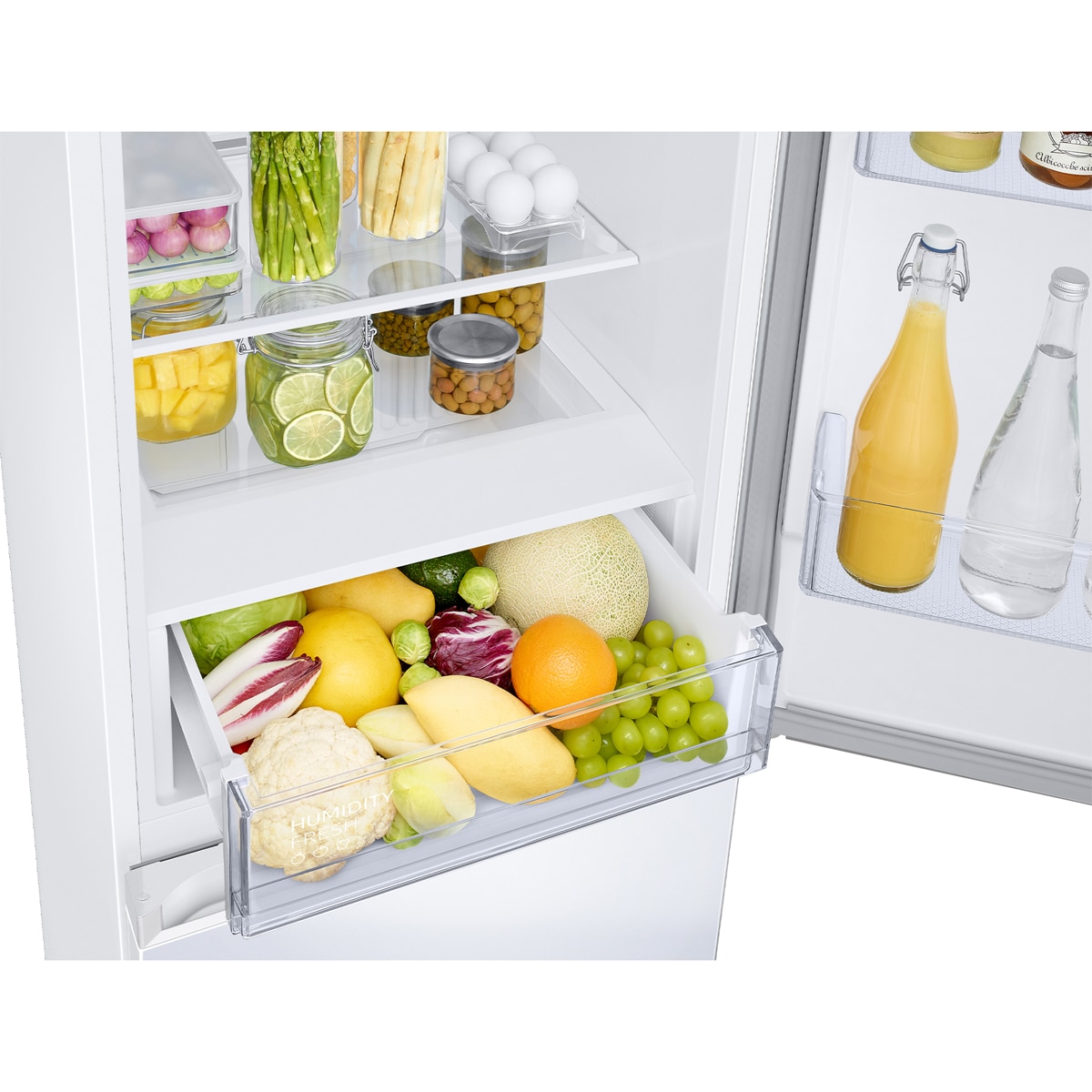 Frigorífico Combi Samsung con IA 185cm All Around Cooling 344L Clase C Blanco - RB34C600CWW/EF Blanco-7