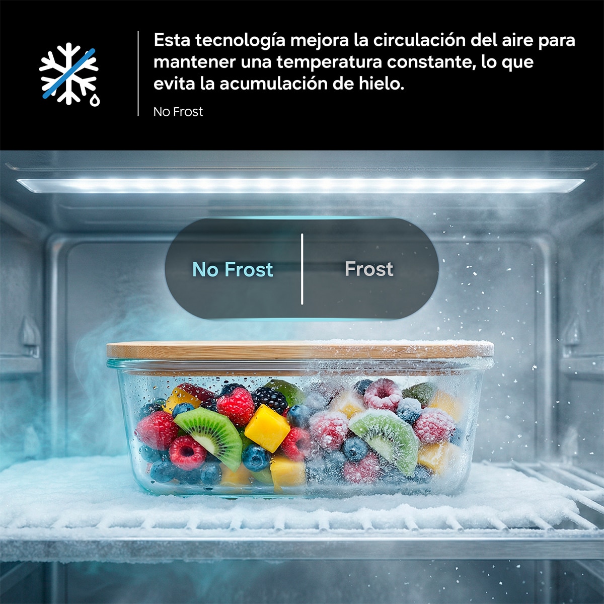Frigorífico Combi Samsung con IA 185cm All Around Cooling 344L Clase C Blanco - RB34C600CWW/EF Blanco-11