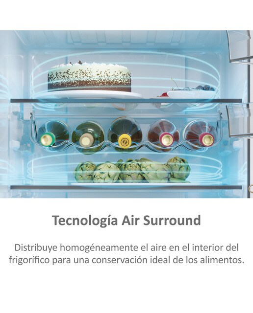 Frigorífico Combinado Haier 3D 60 Series 5 HTW5620CNMP de 3 Portas, No Frost, com Wifi e de 205 cm - Inox Escuro Dark Inox-8
