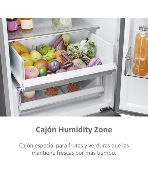 Frigorífico Combinado Haier 3D 60 Series 5 HTW5620CNMP de 3 Portas, No Frost, com Wifi e de 205 cm - Inox Escuro Dark Inox-9