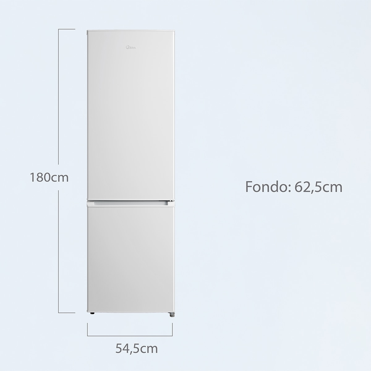 Frigorifico combi Midea Total NoFrost - MDRB380FGE01A Blanco-2