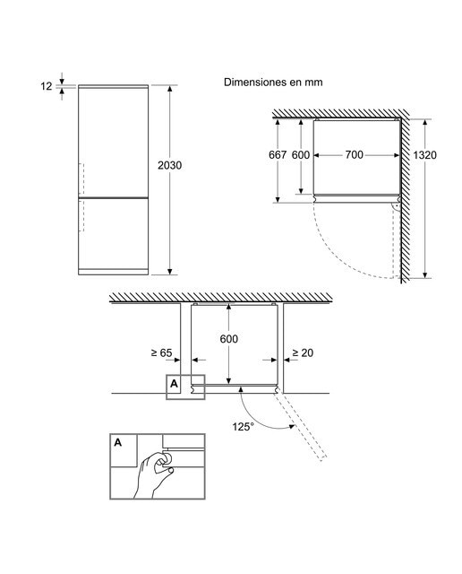 Frigorífico Combinado Siemens iQ700 KG49NSBBF No Frost de 203 cm Cristal Black-3
