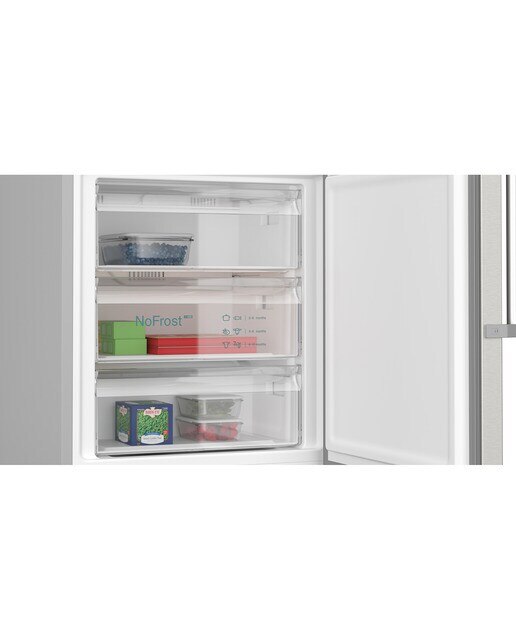 Frigorífico Combinado Siemens iQ500 KG49NAICT No Frost com HyperFresh e de 203 cm - Inox-easyclean Aço inoxidável-10