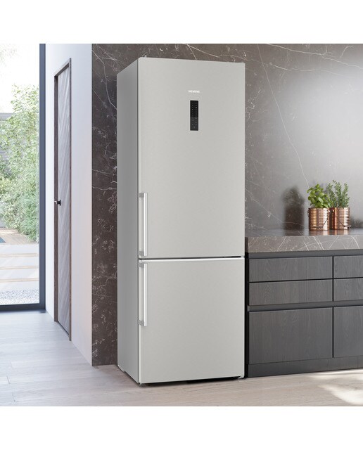 Frigorífico Combinado Siemens iQ500 KG49NAICT No Frost com HyperFresh e de 203 cm - Inox-easyclean Aço inoxidável-12