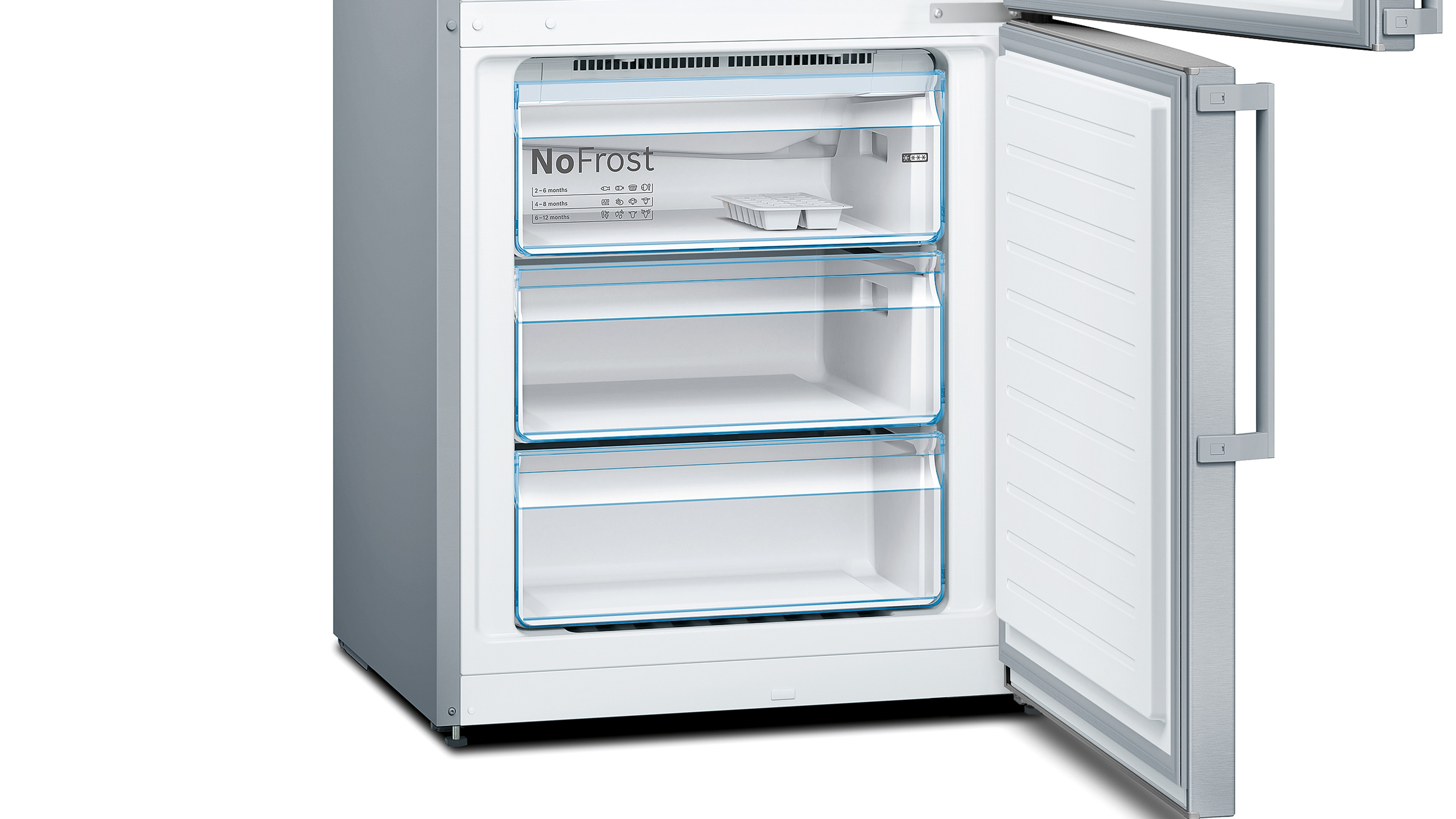 Frigorífico combi Bosch VitaFresh Serie 4, Master Chef - KGN49XIDQ Acero inoxidable antihuellas-7