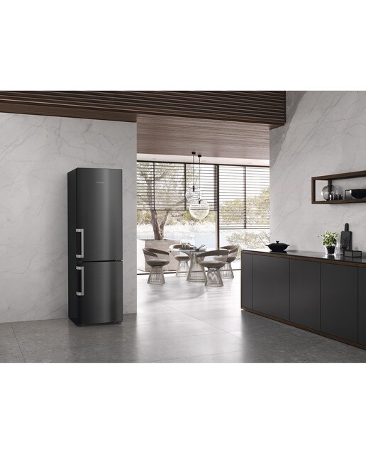 Frigorífico Combinado Miele KFN4795CD BST DailyFresh, NoFrost, DynaCool e de 201,5 cm - Preto e Porta Blacksteel Preto-7