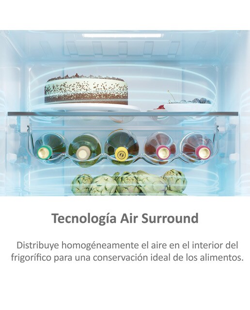 Frigorífico Combinado Haier 2D 60 Series 5 HDPW5618CNPK Total No Frost con Wifi e de 185 cm - Inox Inox-5