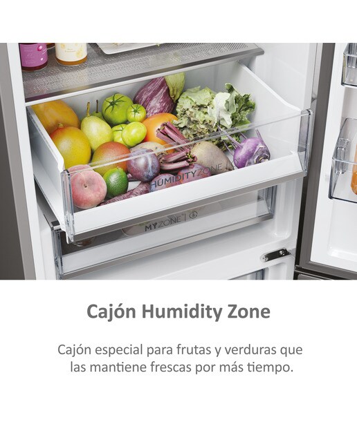 Frigorífico Combinado Haier 2D 60 Series 5 HDPW5618CNPK Total No Frost con Wifi e de 185 cm - Inox Inox-6