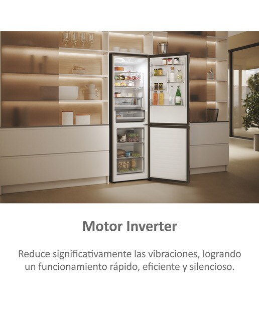 Frigorífico Combinado Haier 2D 60 Series 5 HDPW5618CNPK Total No Frost con Wifi e de 185 cm - Inox Inox-11