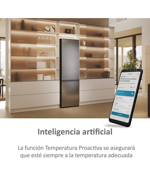 Frigorífico Combi Haier Total No Frost con WIFI 2D 60 Series 5 - HDPW5620CNPK Inox-9
